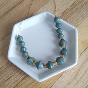 Paper Bead Necklace Fair Trade